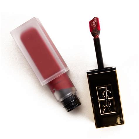 ysl matte black red code|ysl tattoo couture lipstick.